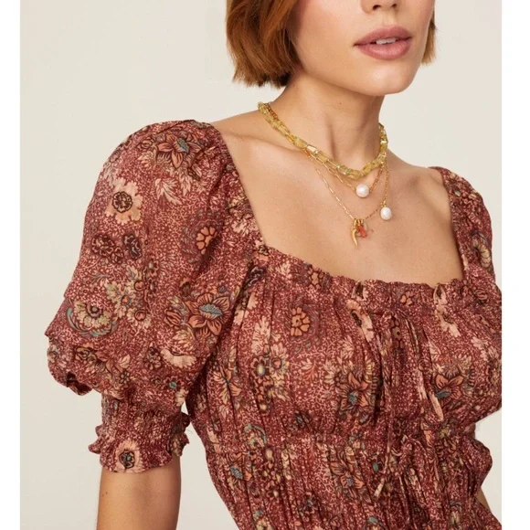 ULLA JOHNSON Juniper Puff Sleeve Dress